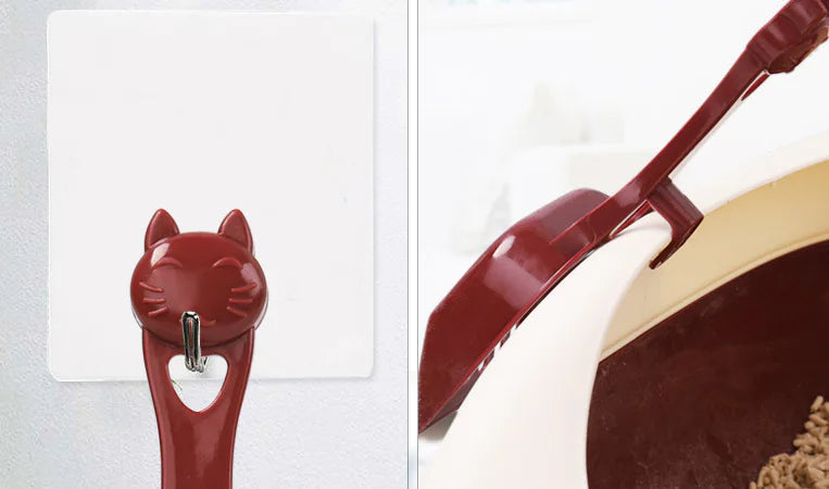 Cat Head Plastic Litter Scoop - Cat Litter Shovel